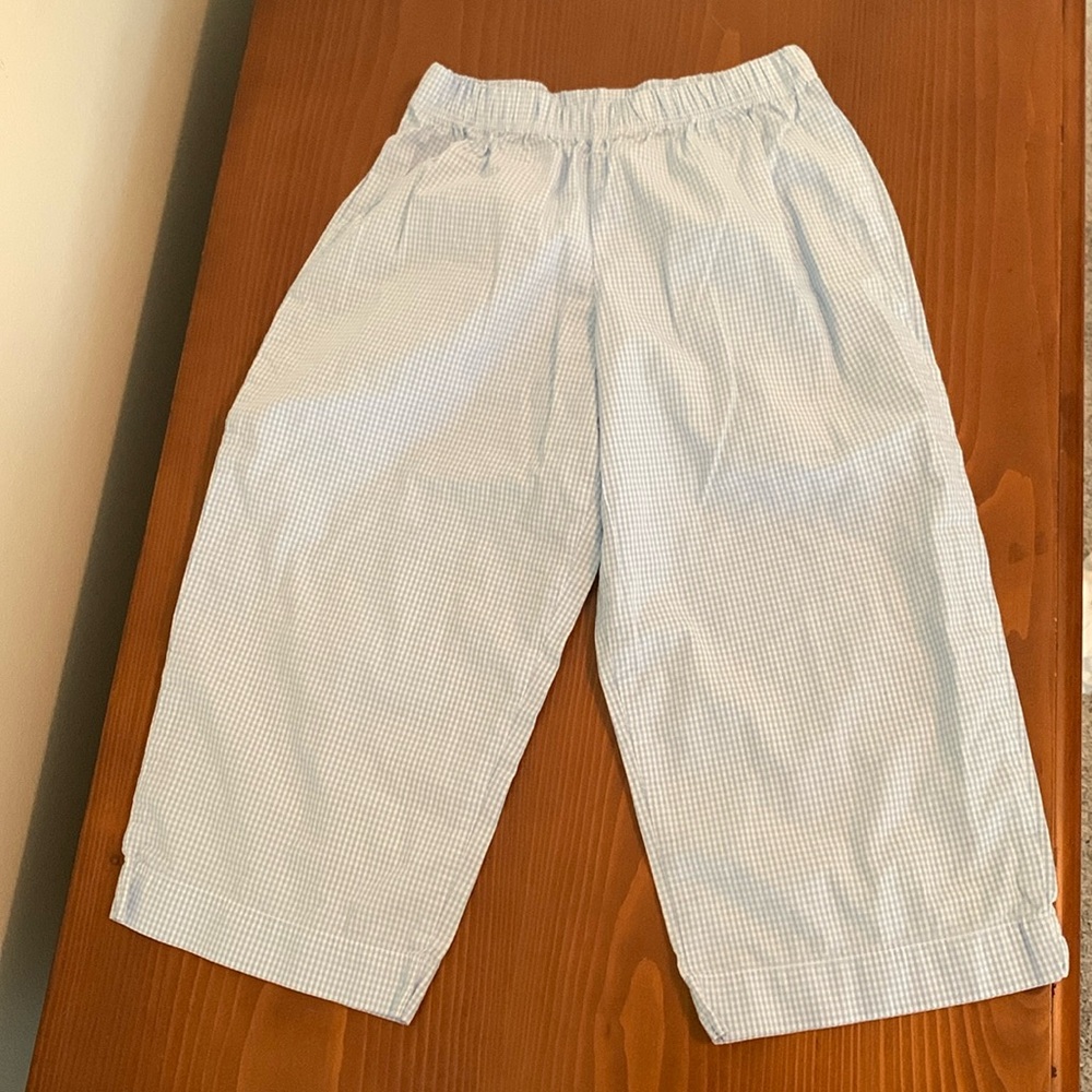 Blue gingham. Size 2T. EUC